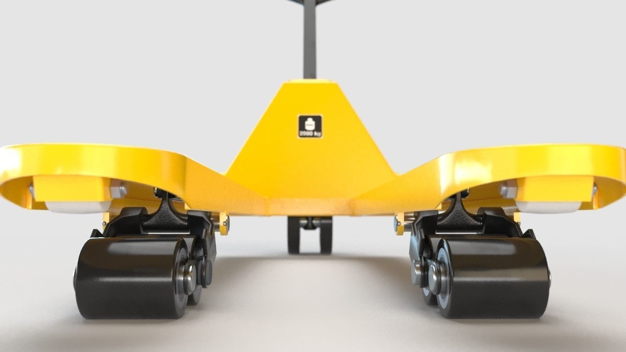 Pallet Truck  Lift Truck animation ready   3D model_6