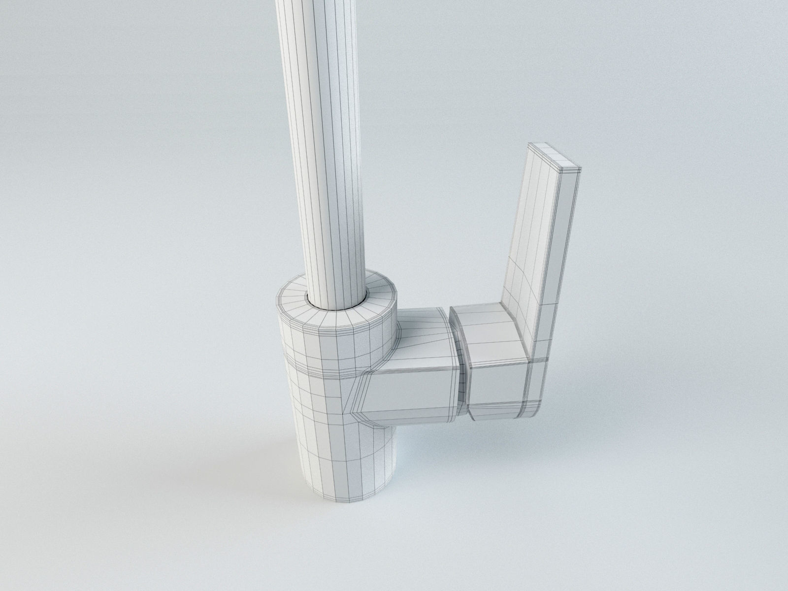 Deca Level Kitchen Faucet 3D model_12