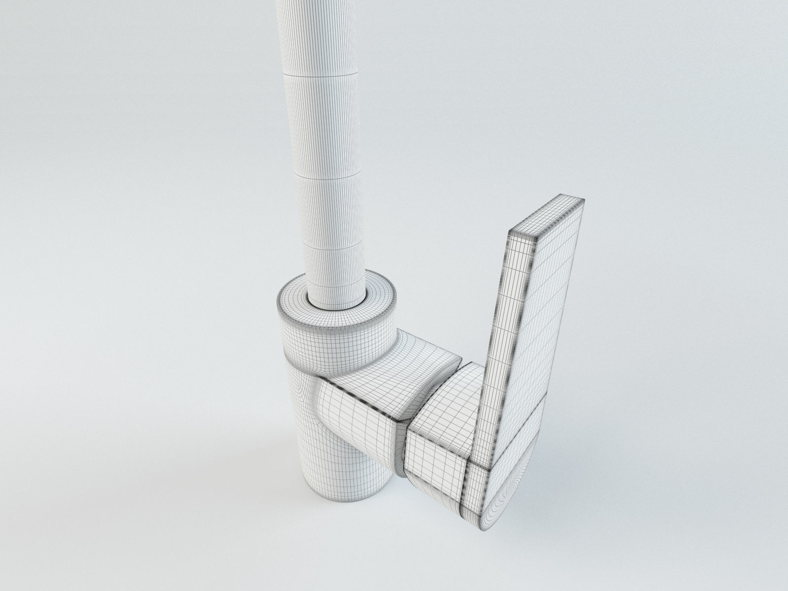 Deca Level Kitchen Faucet 3D model_13