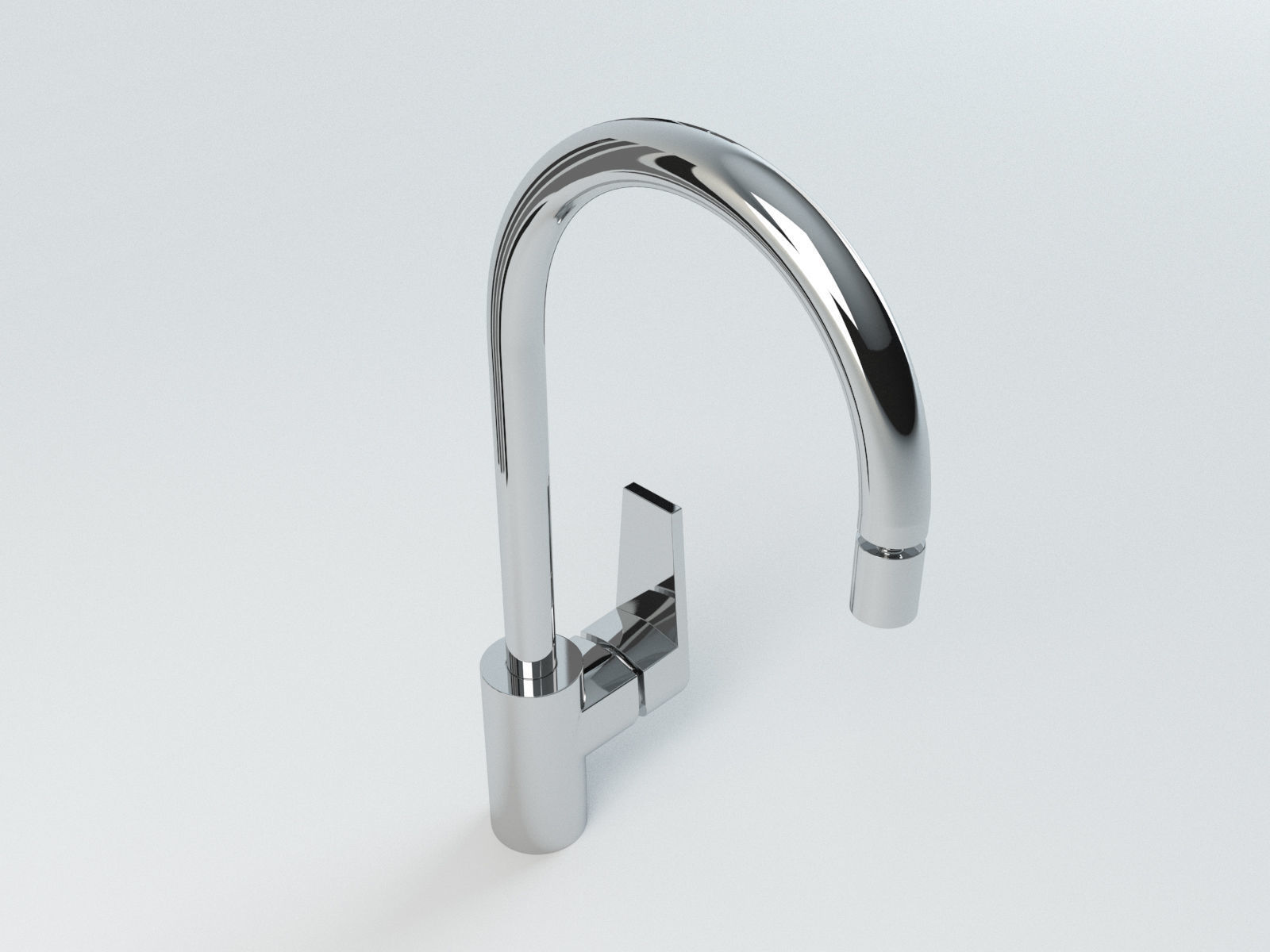 Deca Level Kitchen Faucet 3D model_11