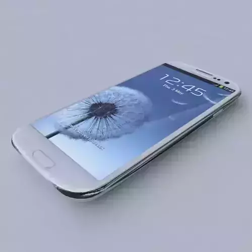 Samsung I9300 Galaxy S III White 3D model