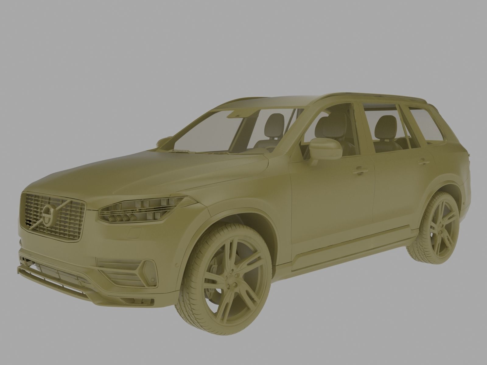 Volvo xc90 3D model_8