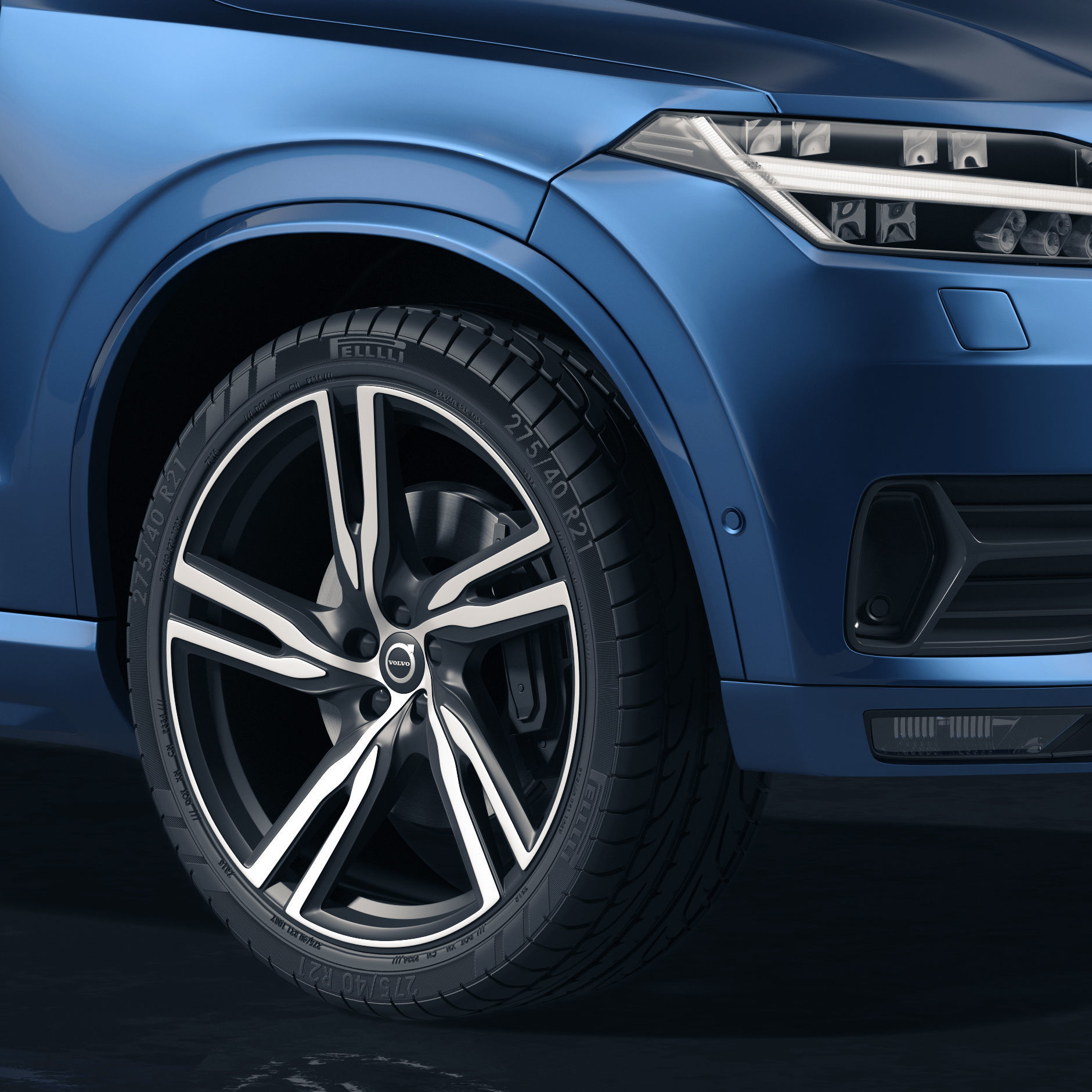 Volvo xc90 3D model_2