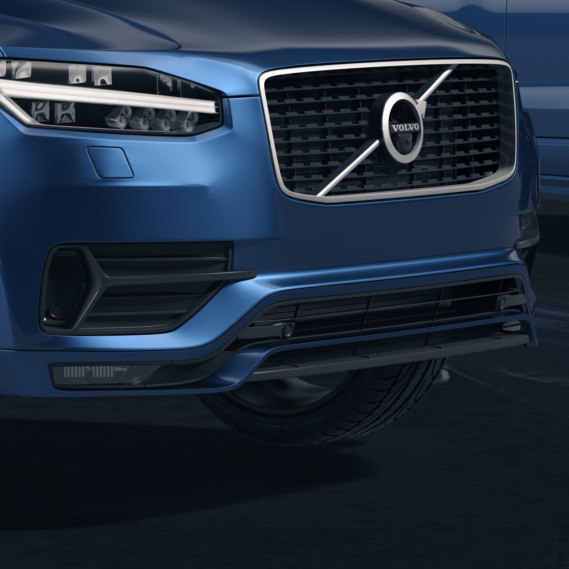 Volvo xc90 3D model_1