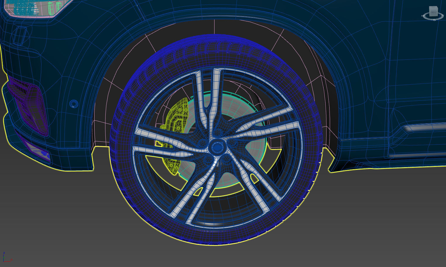 Volvo xc90 3D model_6