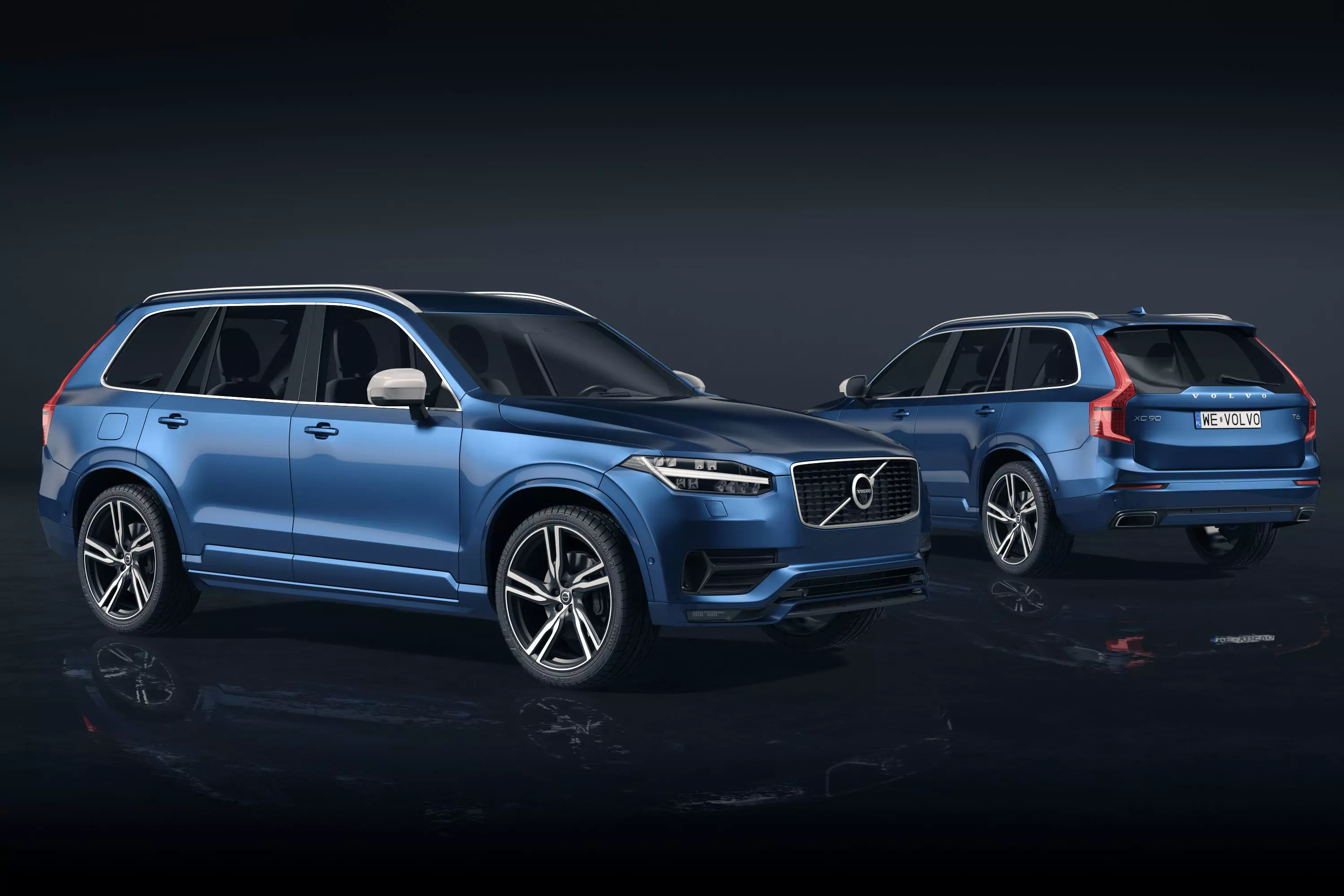 Volvo xc90 3D model_0