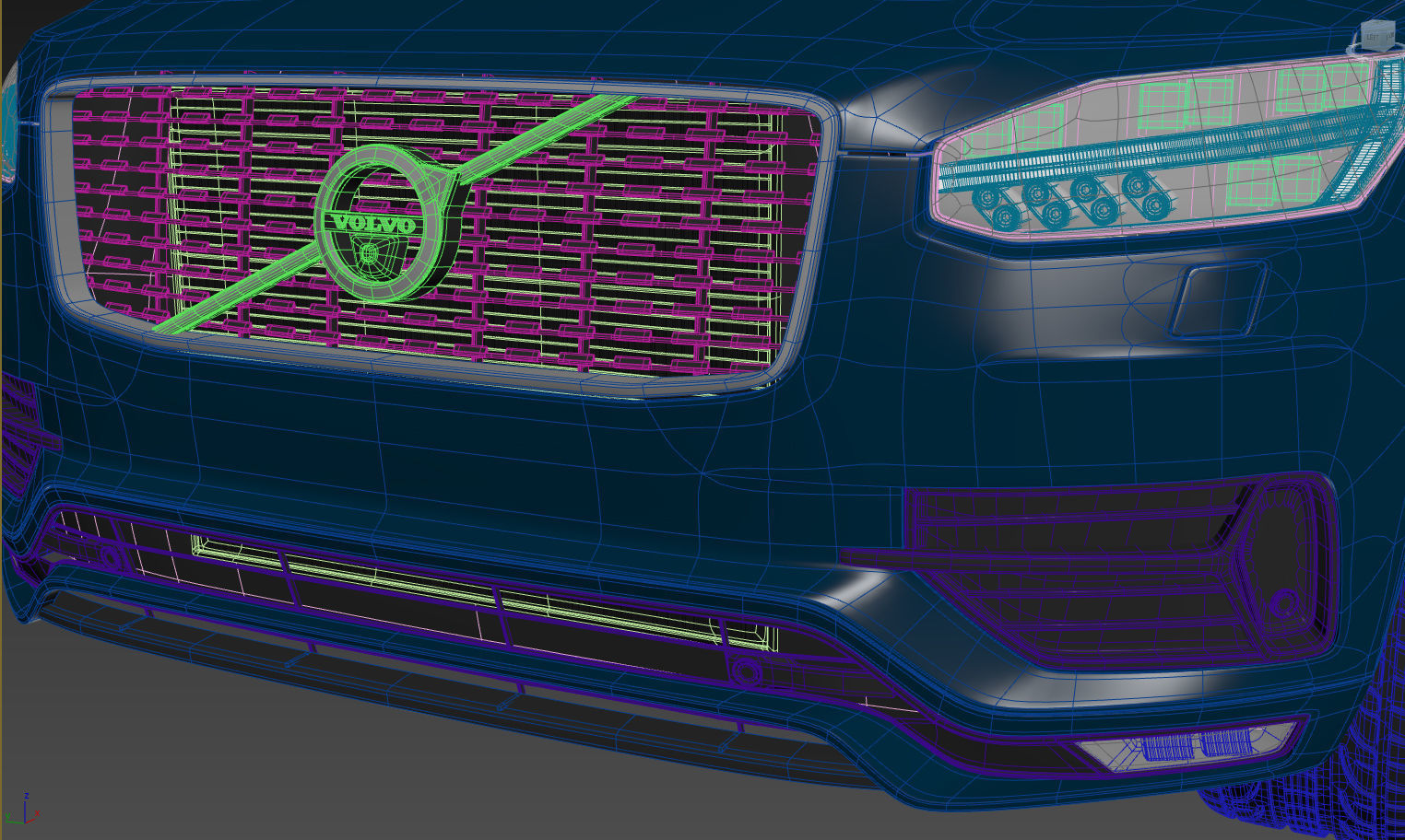 Volvo xc90 3D model_7