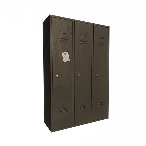 Locker No 3 3D model