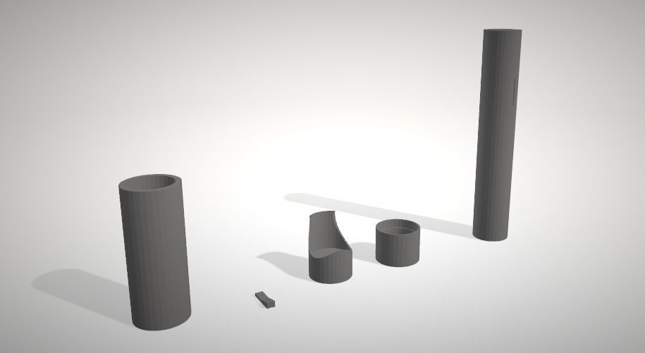 Lightsaber Version 1 3D print model_1