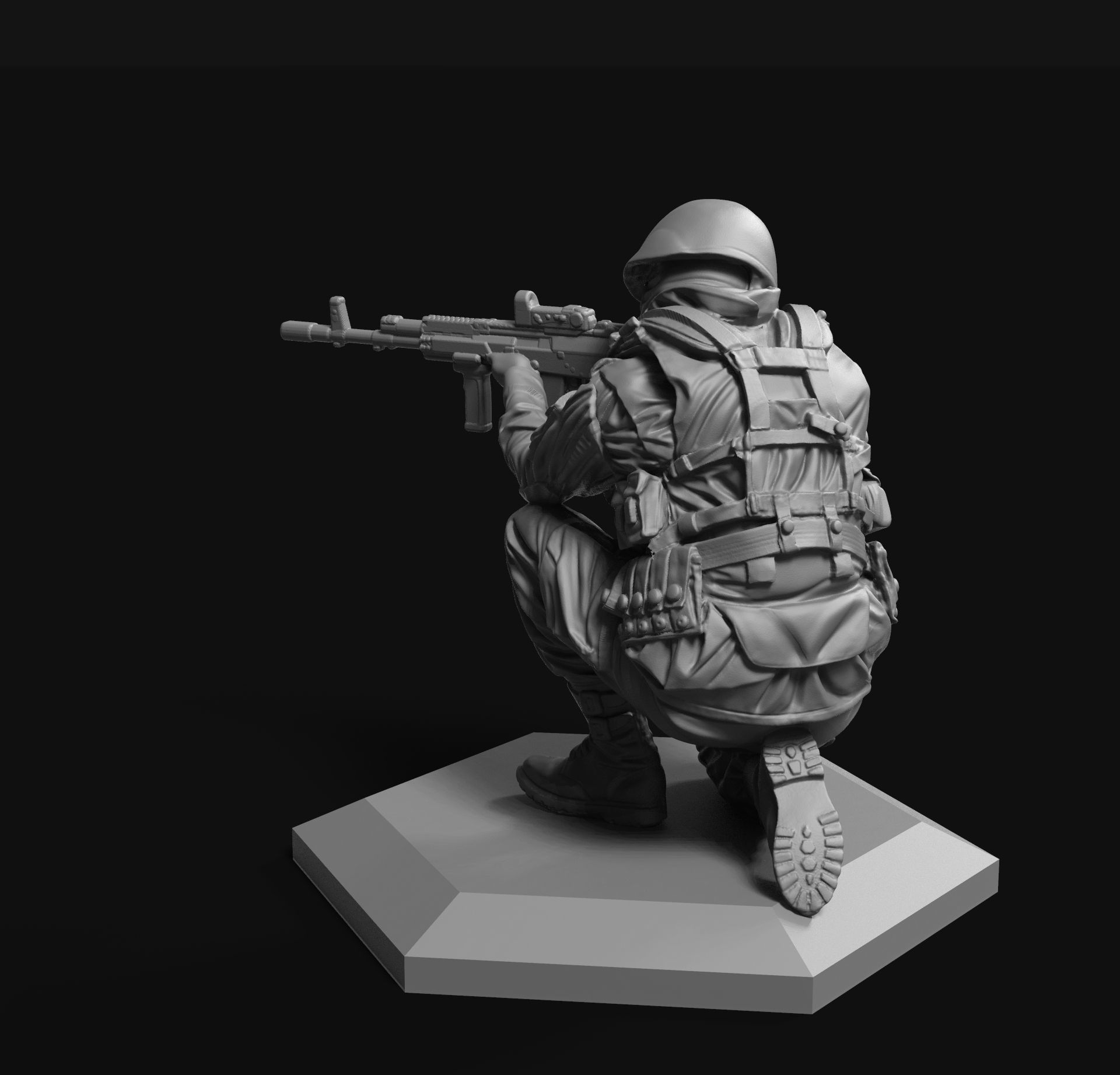 Army 52-120mm  3D Model Collection_7