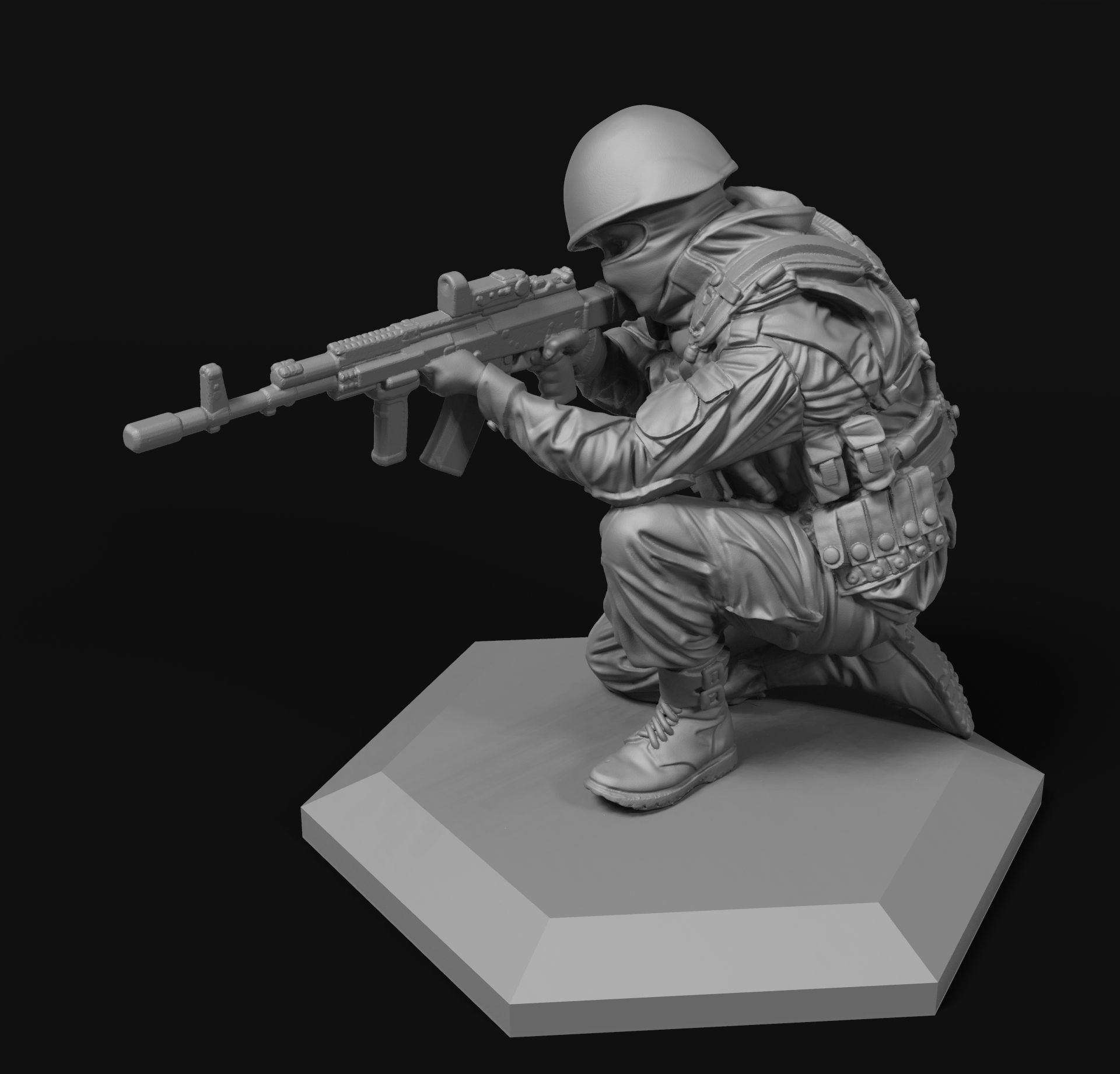 Army 52-120mm  3D Model Collection_9