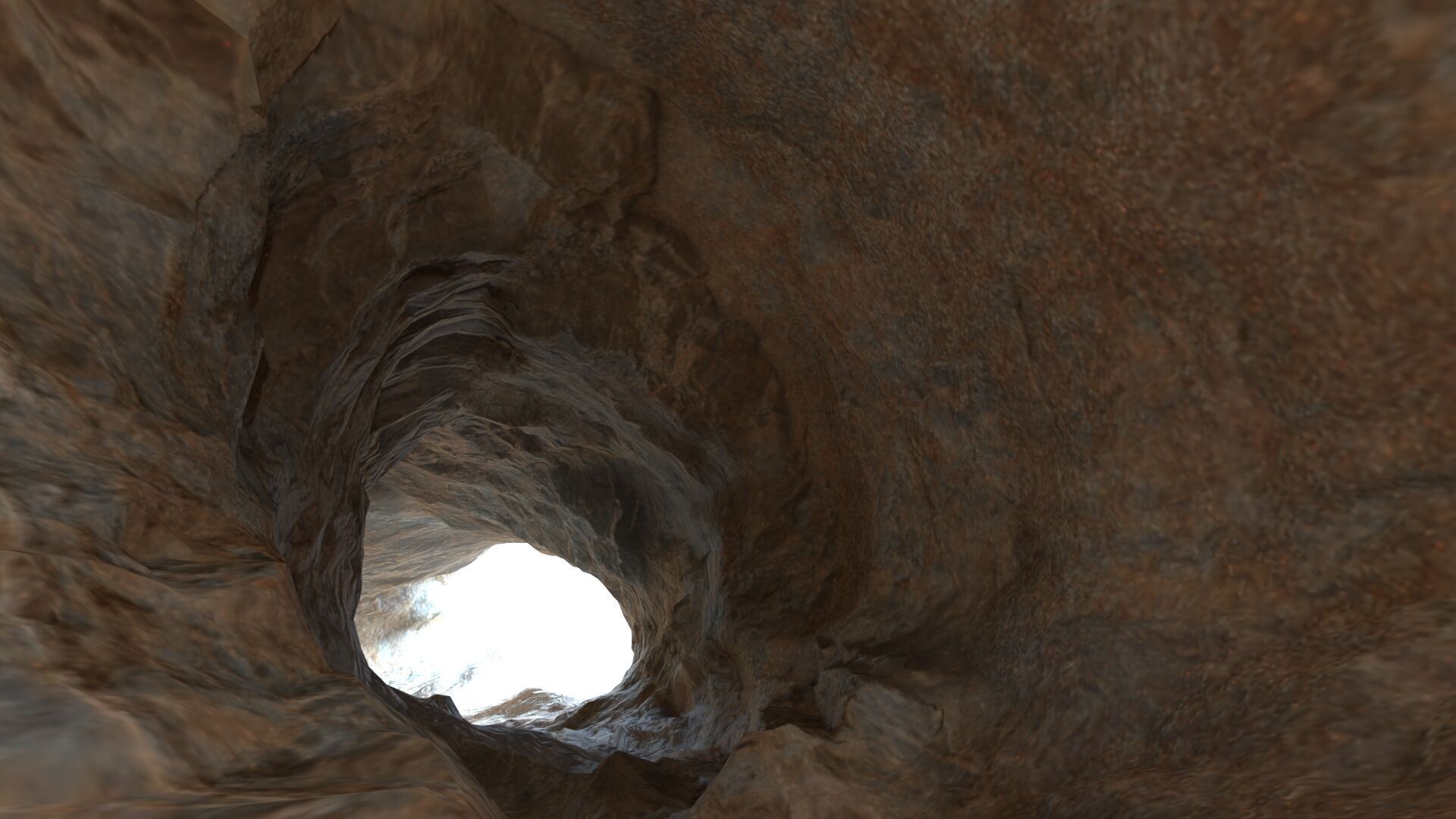 Realistic cave model 1  Low-poly 3D model_7