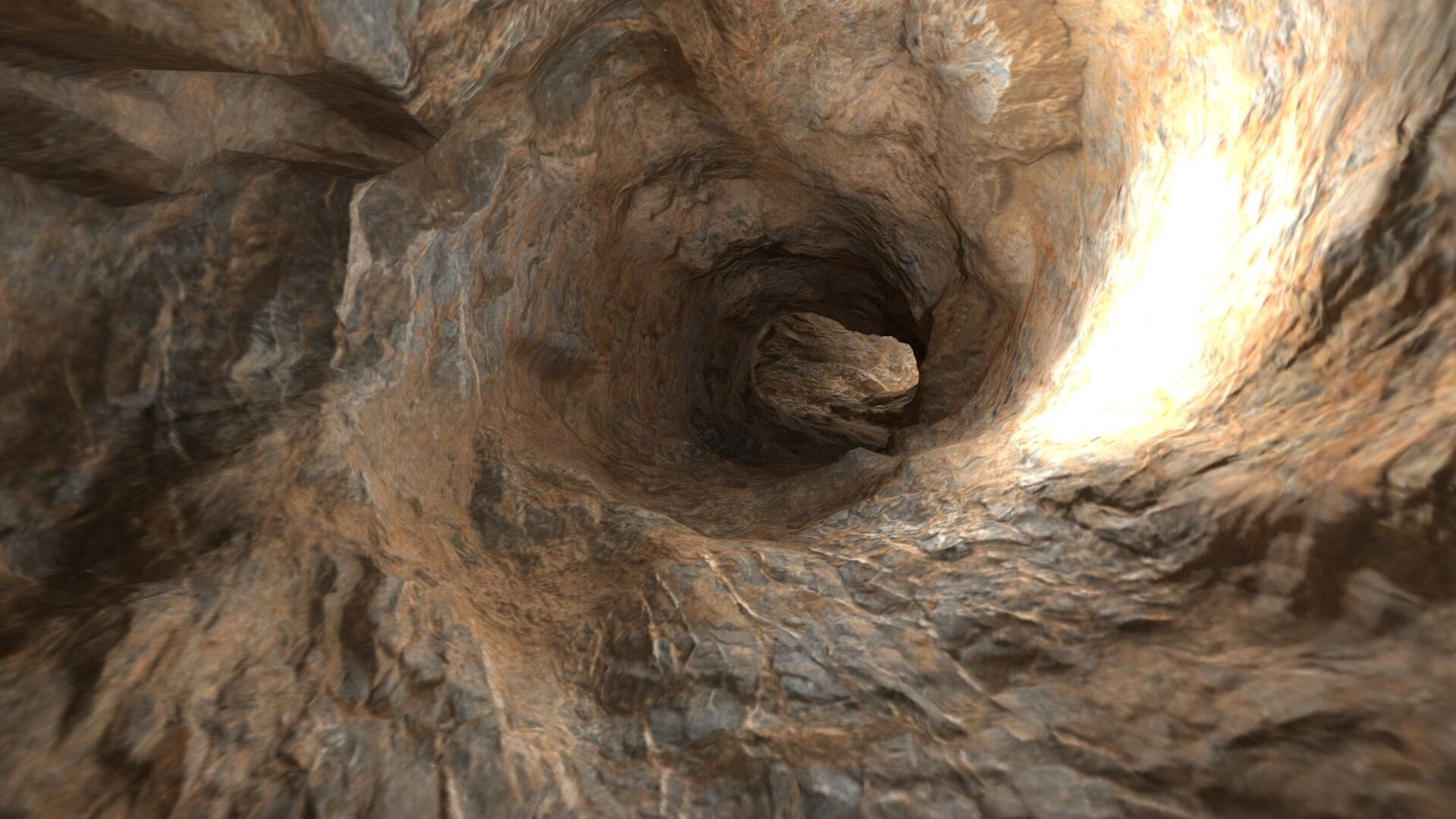 Realistic cave model 1  Low-poly 3D model_5