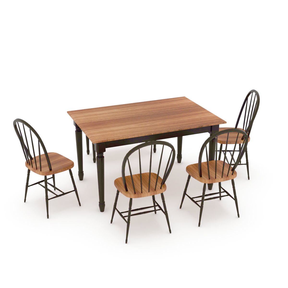 Kitchen table 3D model_8