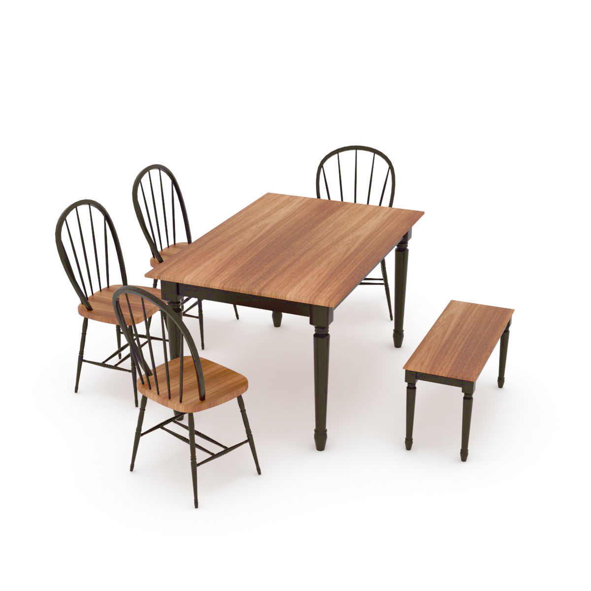 Kitchen table 3D model_19