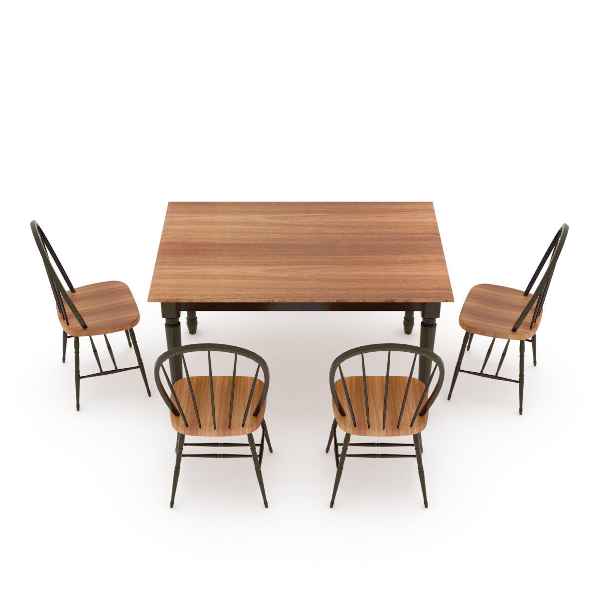 Kitchen table 3D model_24