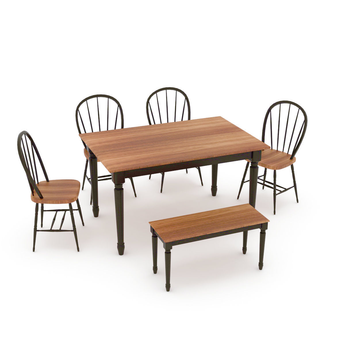 Kitchen table 3D model_17