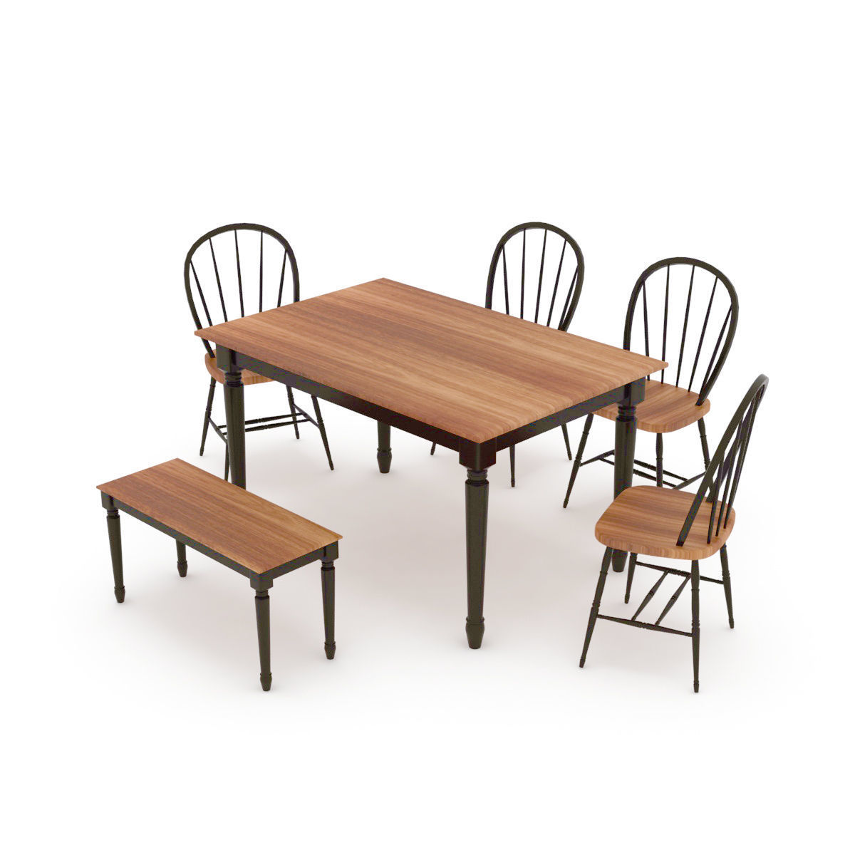Kitchen table 3D model_13