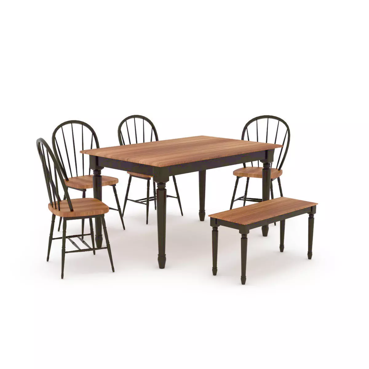 Kitchen table 3D model_0