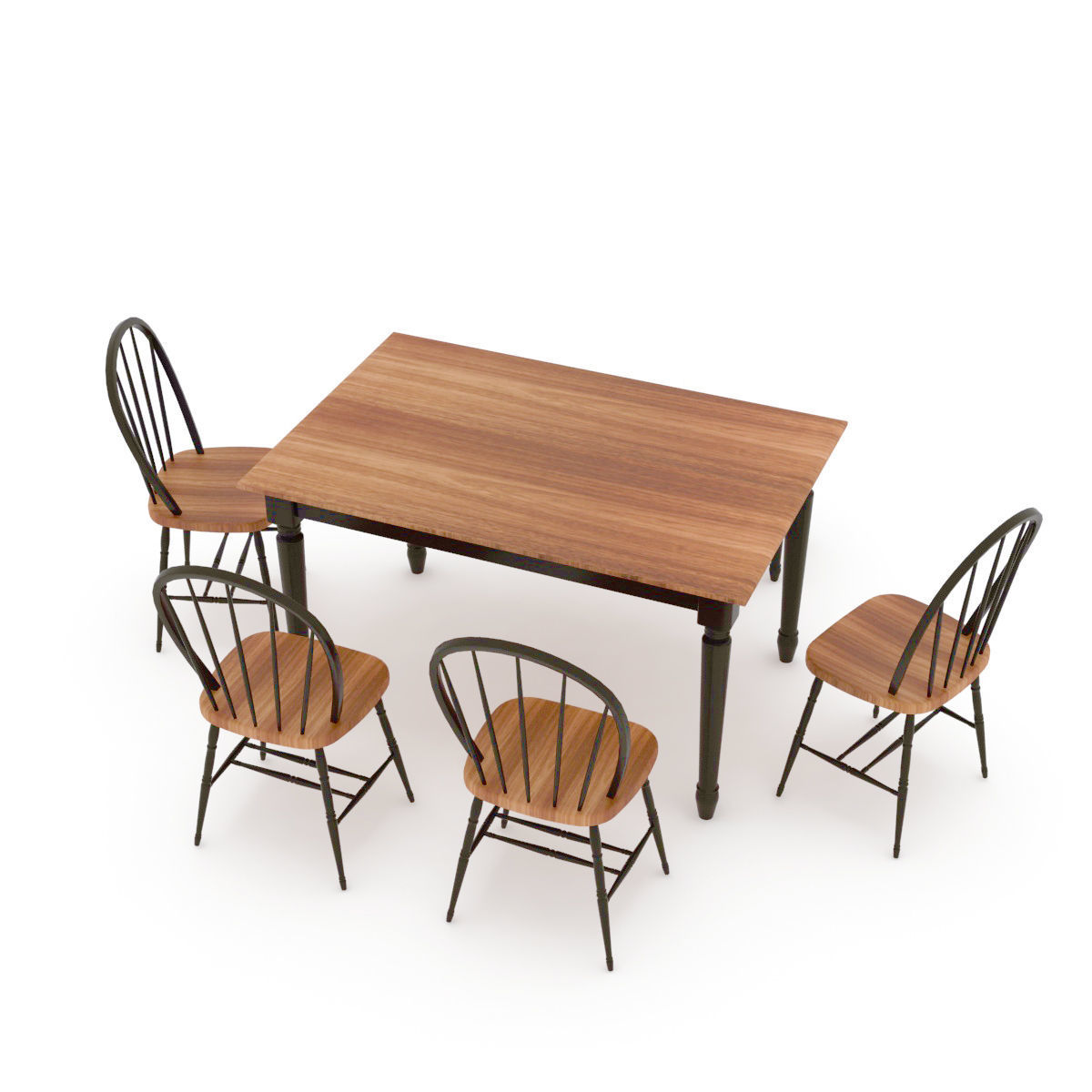 Kitchen table 3D model_23
