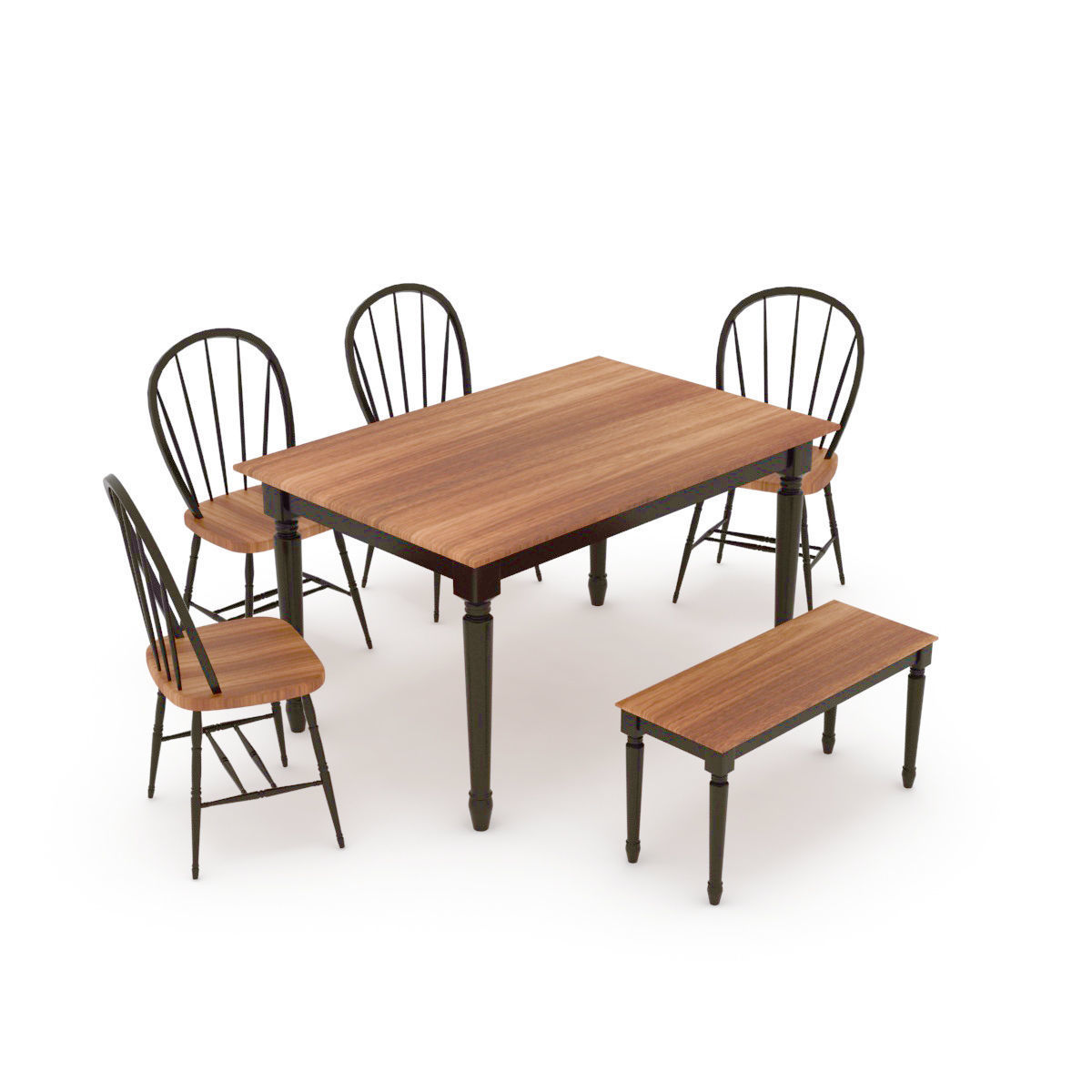 Kitchen table 3D model_18