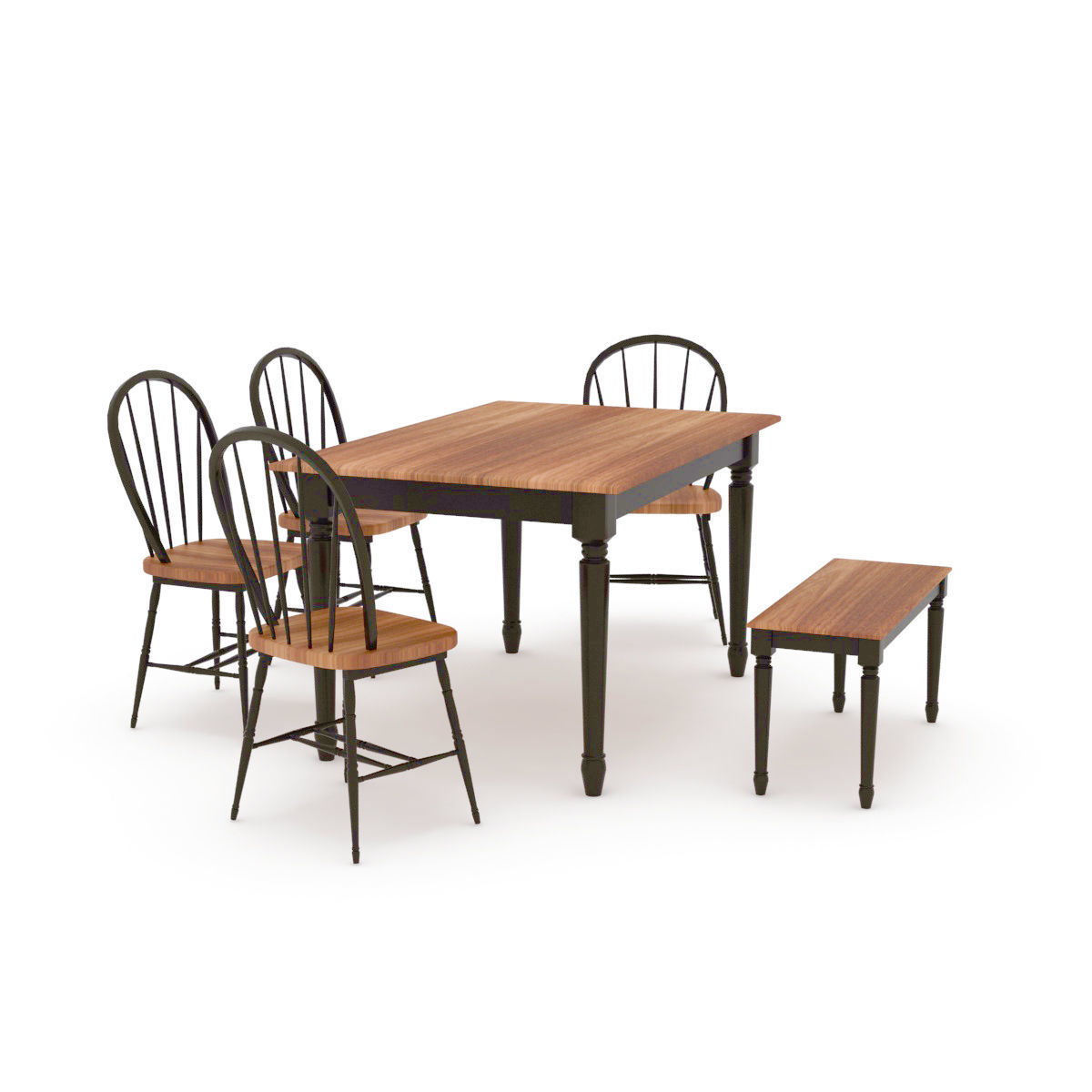 Kitchen table 3D model_1