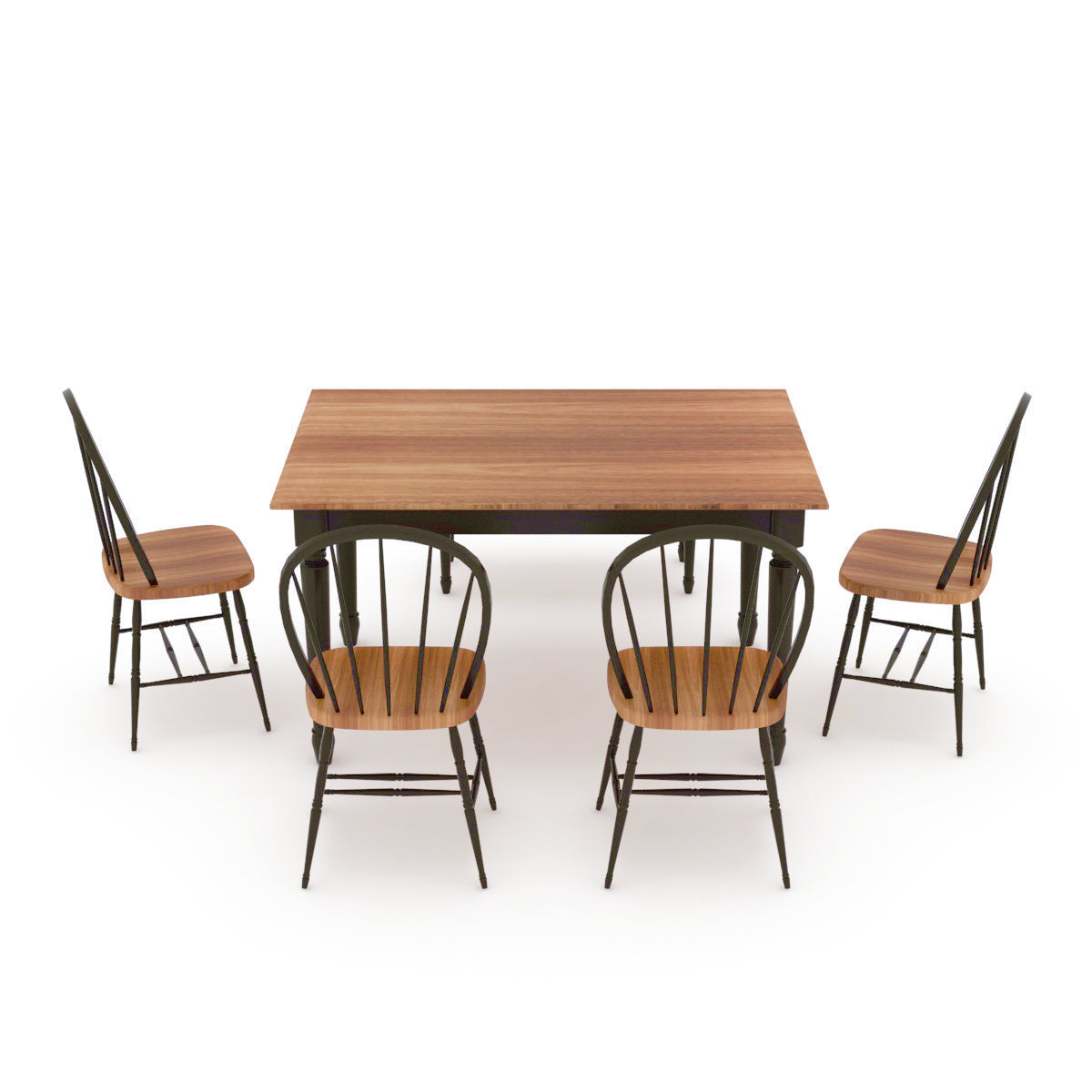 Kitchen table 3D model_7