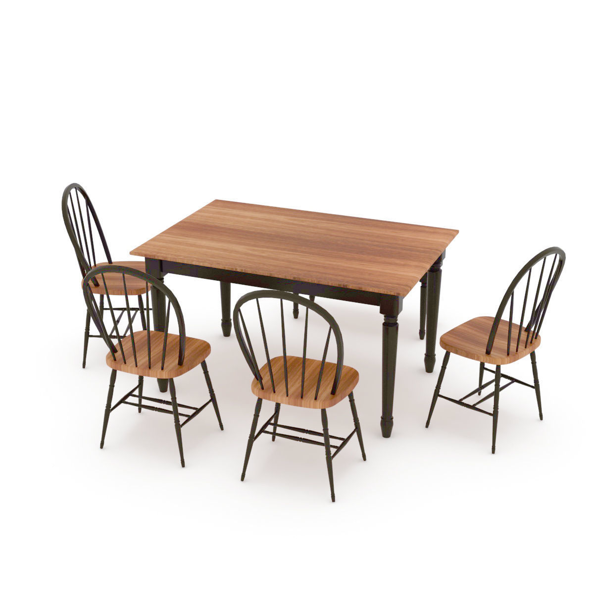 Kitchen table 3D model_6