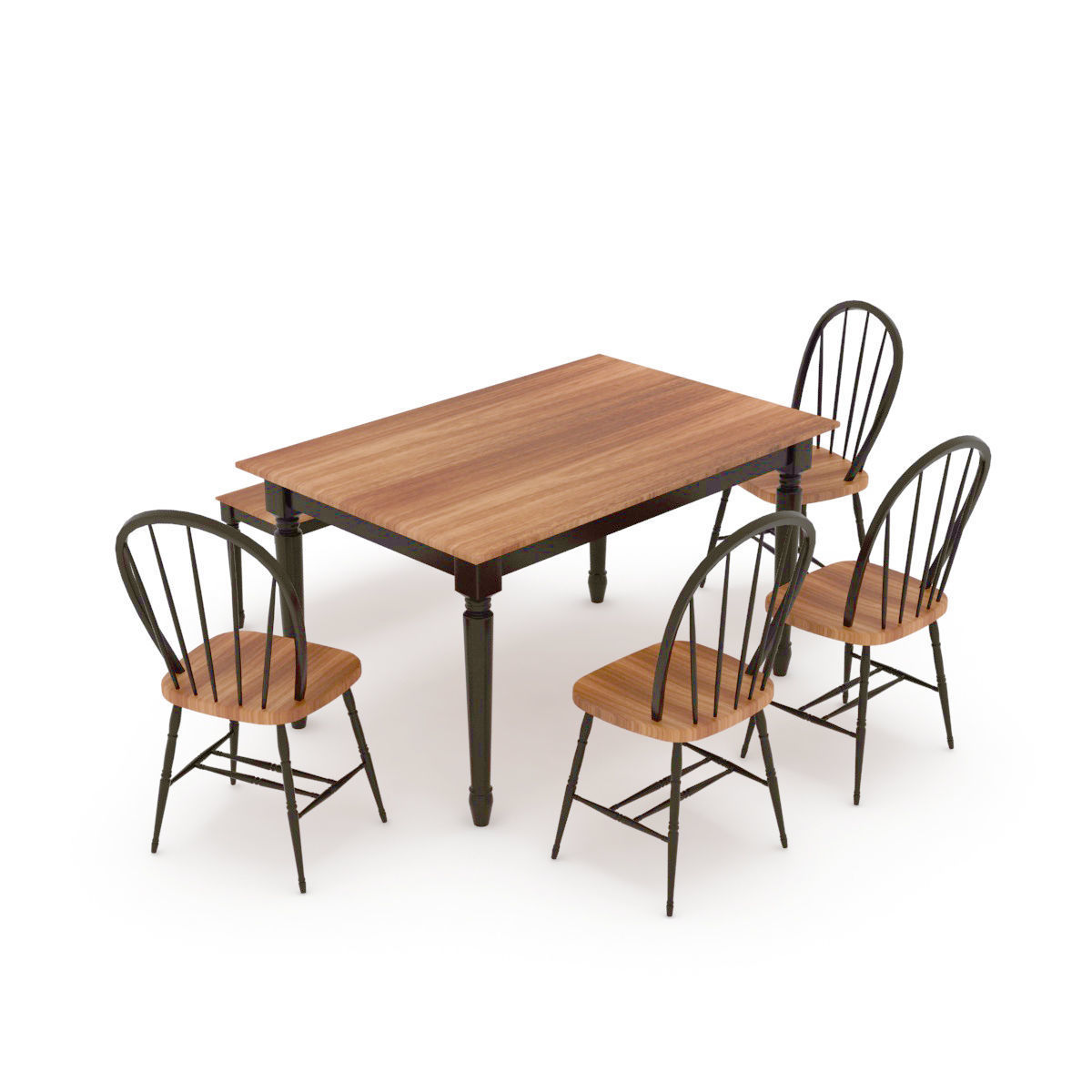 Kitchen table 3D model_9