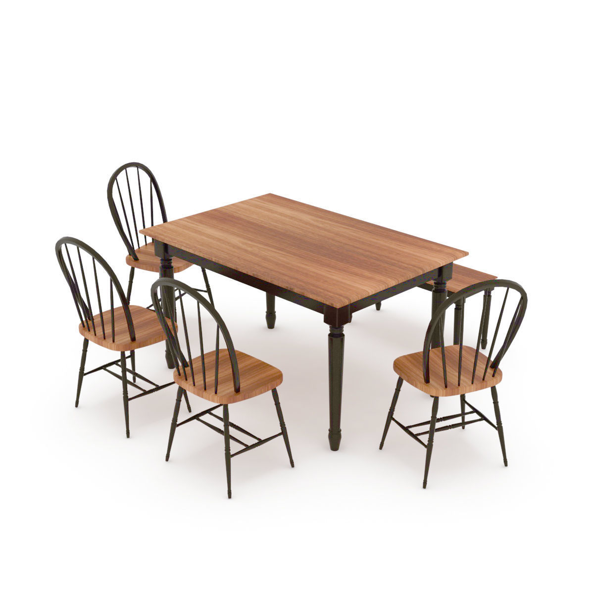 Kitchen table 3D model_5