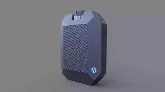 Modern Sci fi Flask 3D print model