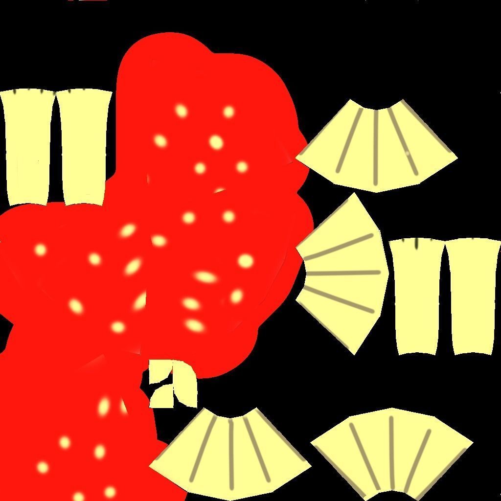 Fungu mushroom Low-poly 3D model_8