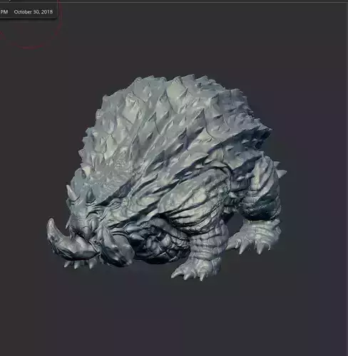 Dragon 3D print model creature 3D print model