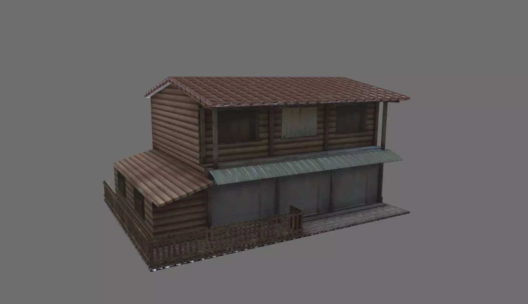 Building 05 Low-poly 3D model