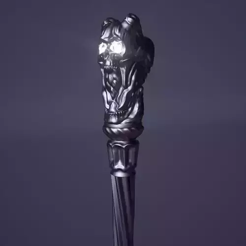 HALLOWEEN WALKING STICK Free 3D print model