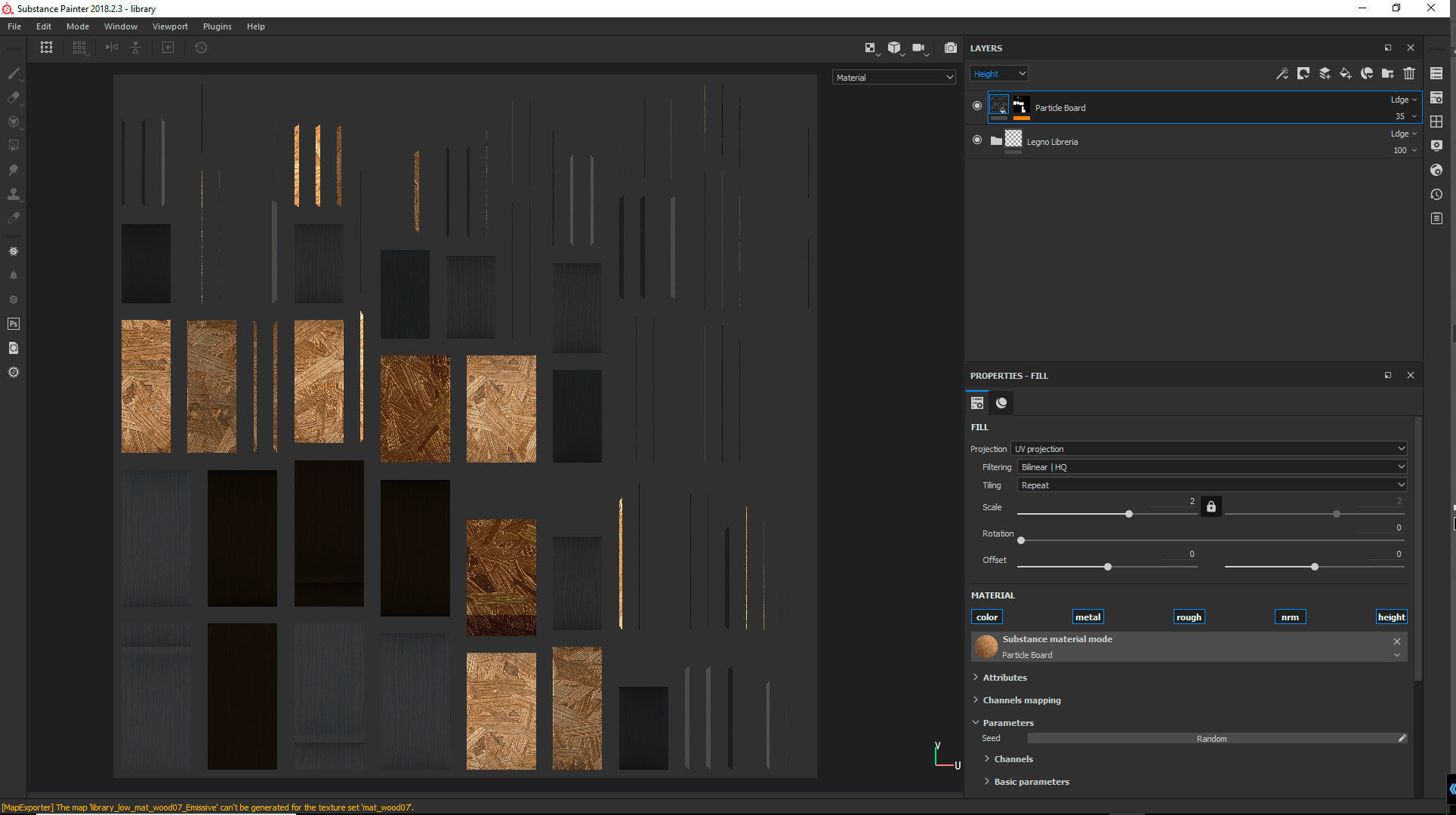 Modern Library Low-poly 3D model_11