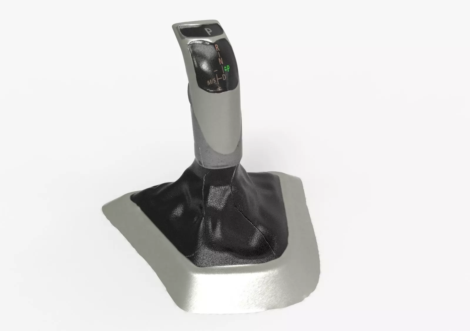 3 Series Automatic Gear Shift Knob Low-poly 3D model_0