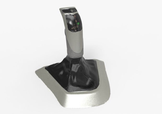 3 Series Automatic Gear Shift Knob Low-poly 3D model