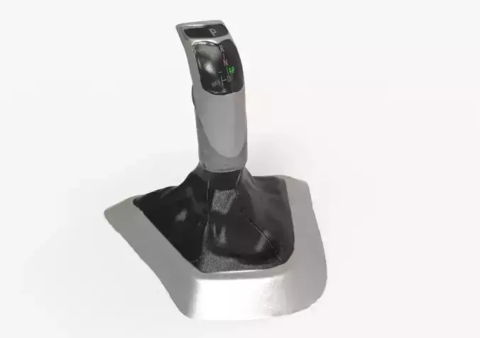 3 Series Automatic Gear Shift Knob Low-poly 3D model