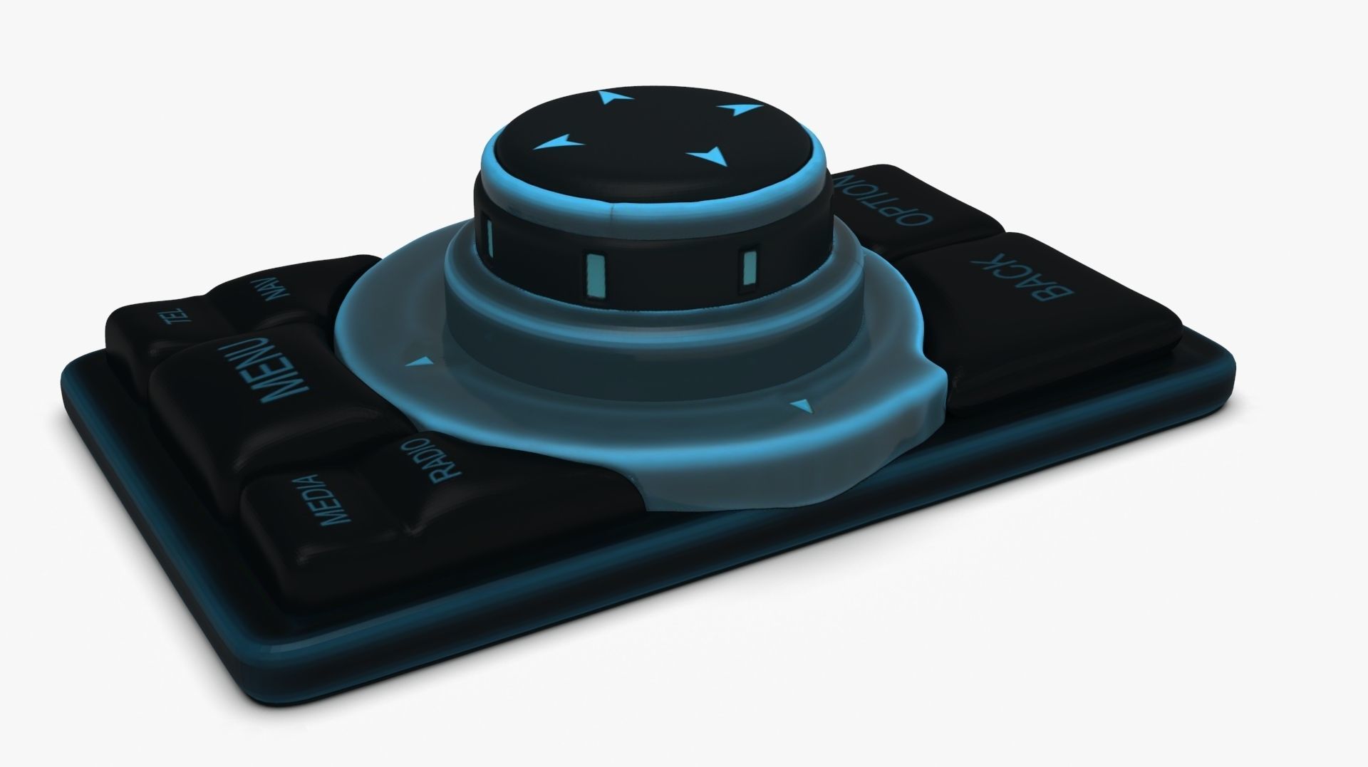 3 5 7 Series Telematics Interface iDrive Controller 3D model_10