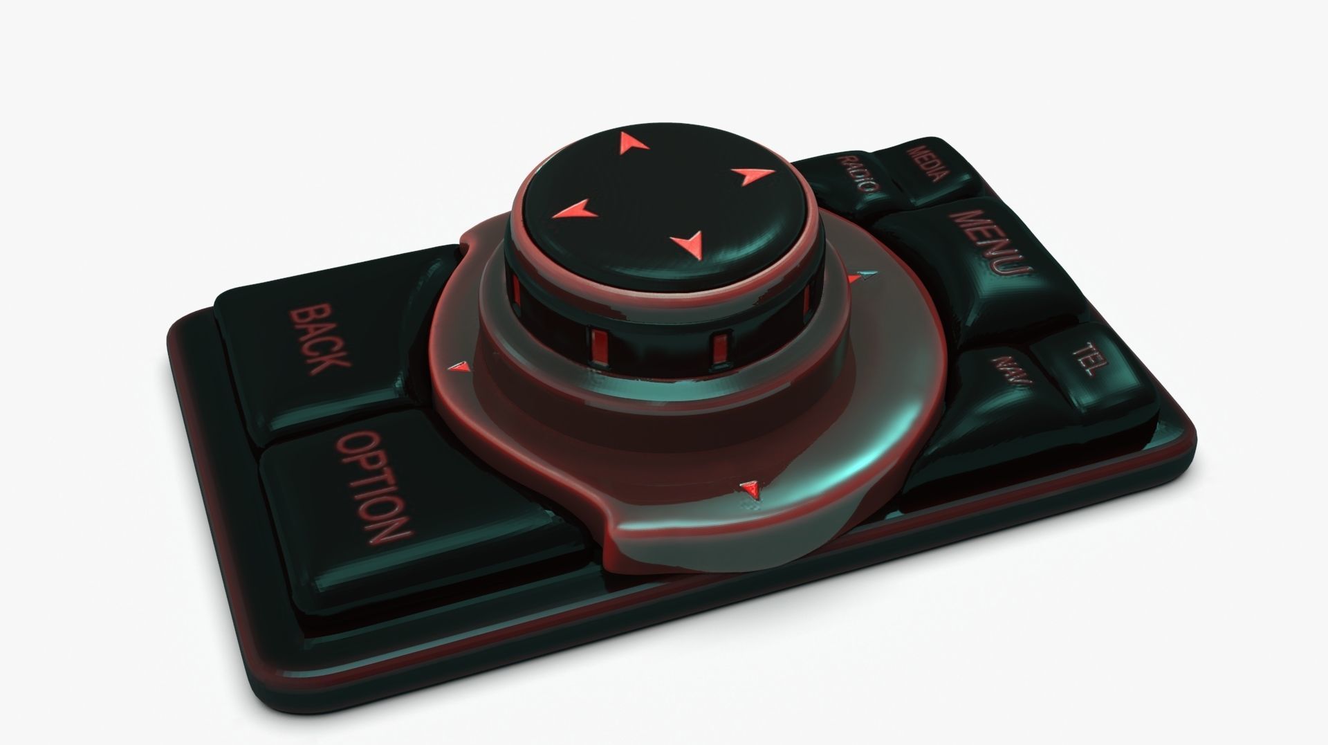 3 5 7 Series Telematics Interface iDrive Controller 3D model_6