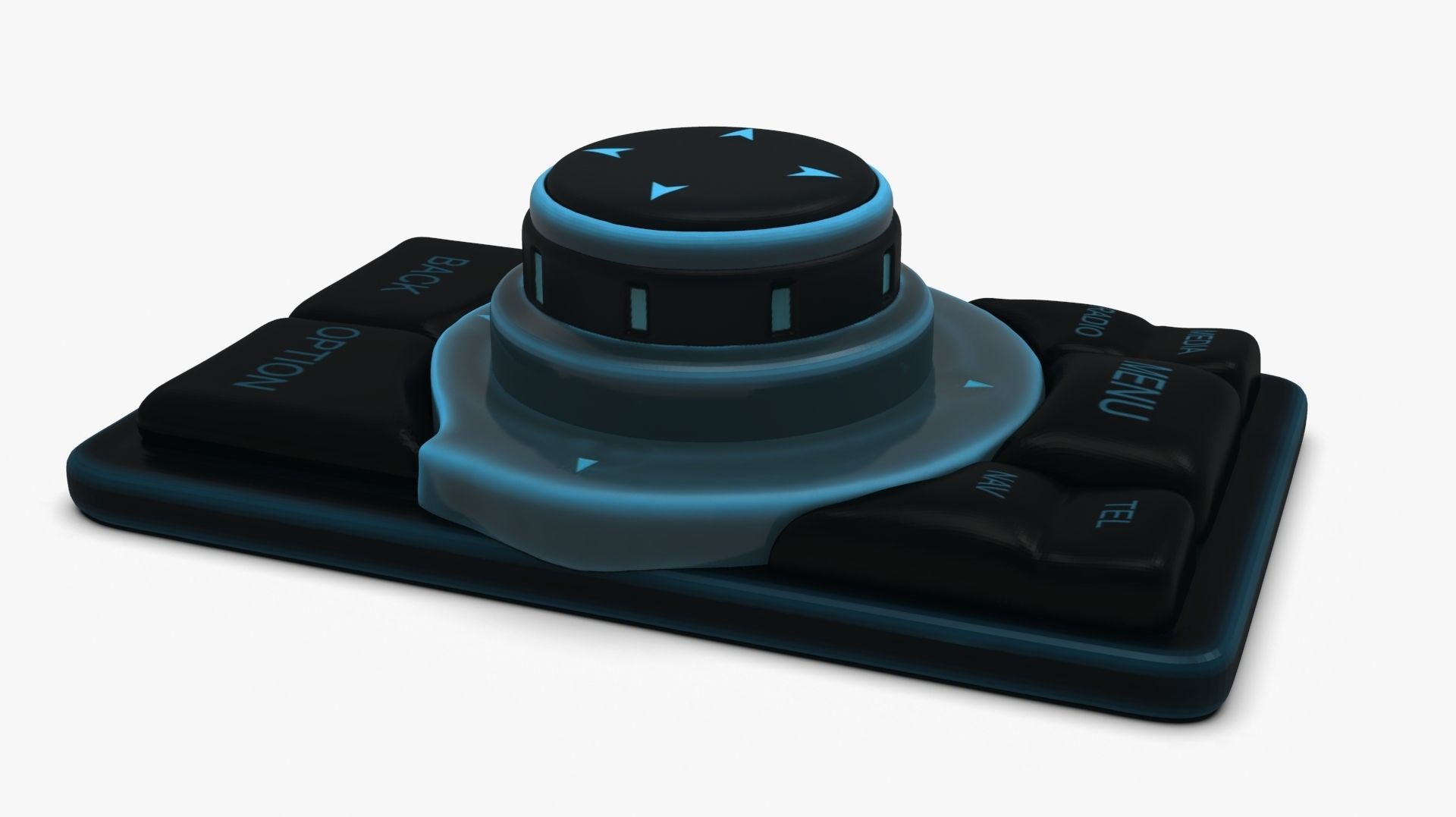 3 5 7 Series Telematics Interface iDrive Controller 3D model_8