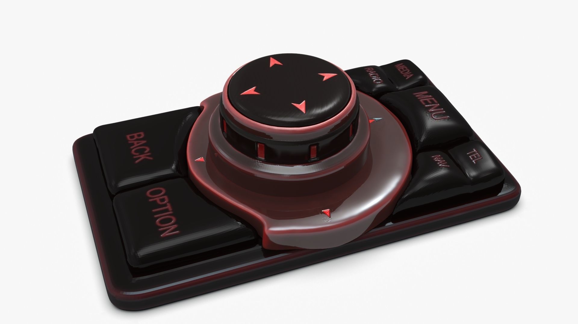 3 5 7 Series Telematics Interface iDrive Controller 3D model_5