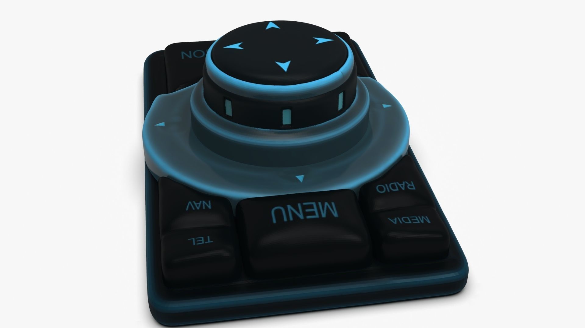 3 5 7 Series Telematics Interface iDrive Controller 3D model_9