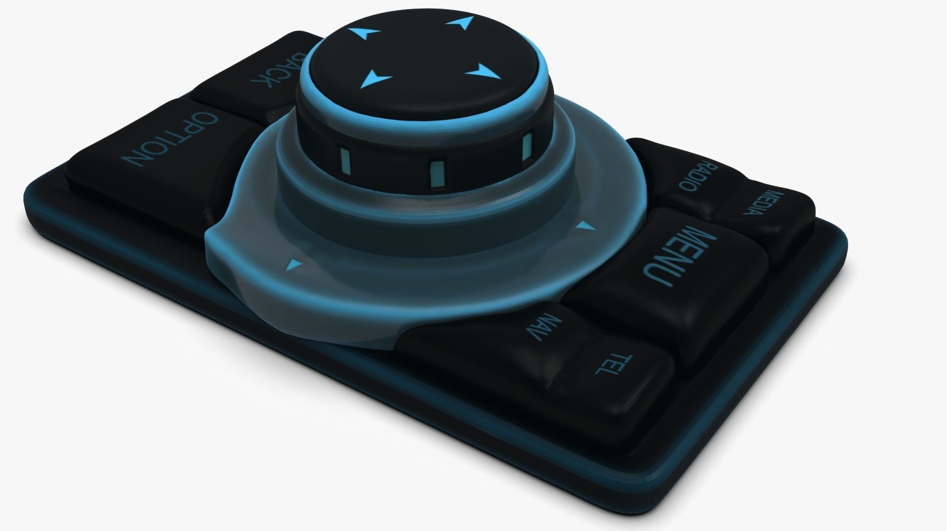 3 5 7 Series Telematics Interface iDrive Controller 3D model_1