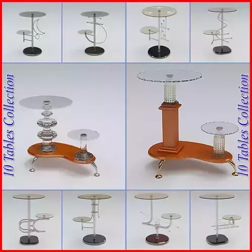 Tables Pack 2 3D model