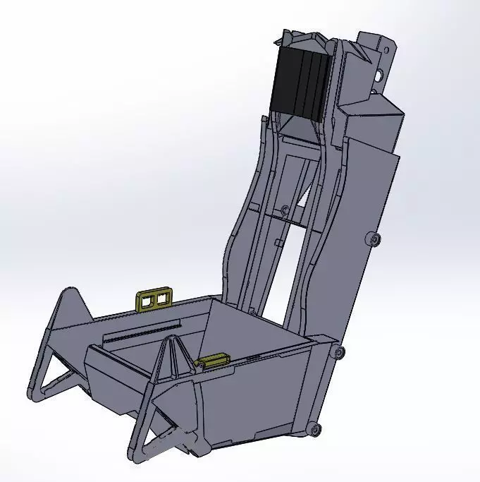 AcesII Ejection seat 3D model_0
