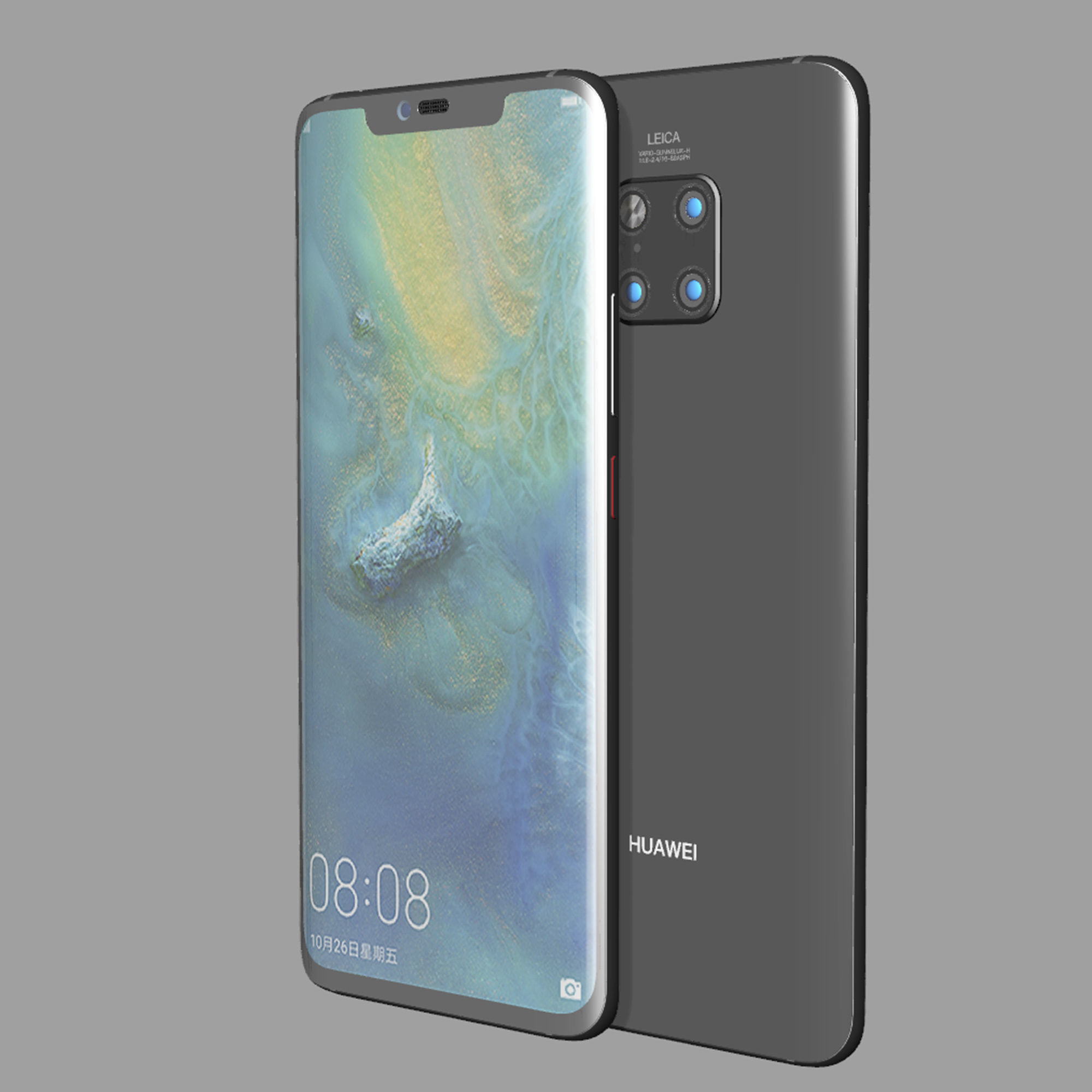 HUAWEI mate20 Pro 3D Model 3D model_5