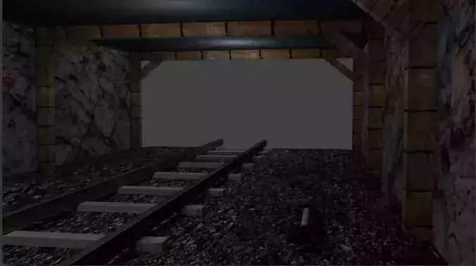 Mine with Railway track