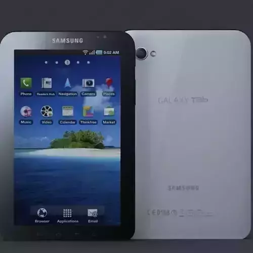 samsung p1000 galaxy tablet 3D model